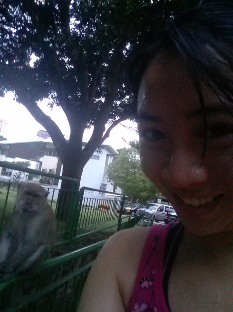 Selfie w/ a monkey